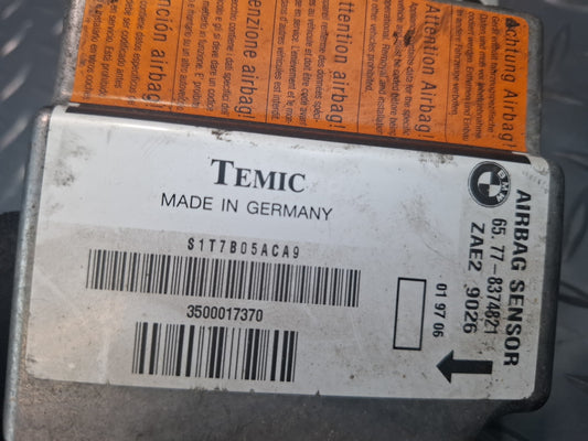 92-97 BMW E31 840Ci SRS AIRBAG SENSOR CONTROL MODULE 8374821 OEM
