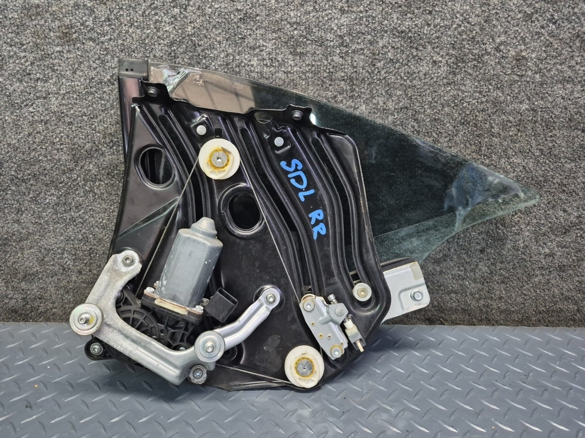 03-12 Mercedes R230 SL Rear Right Quarter Window Regulator Motor w Glass OEM