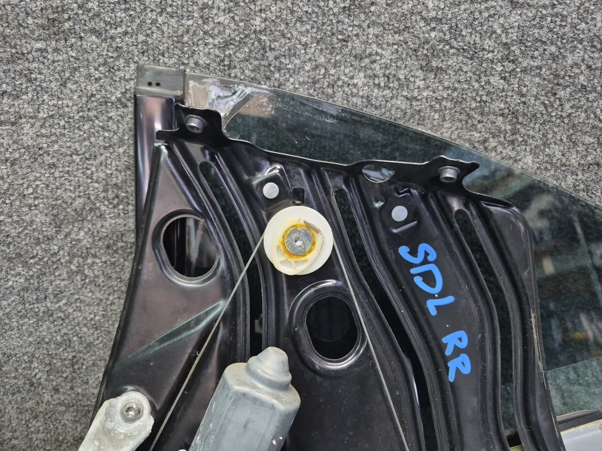 03-12 Mercedes R230 SL Rear Right Quarter Window Regulator Motor w Glass OEM