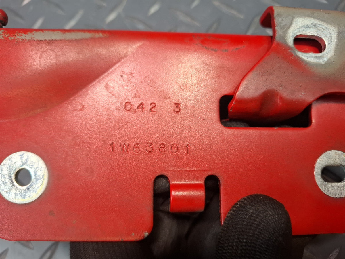 02-05 Ford Thunderbird Set of 2 Front Left & Right Hood Hinge RED OEM
