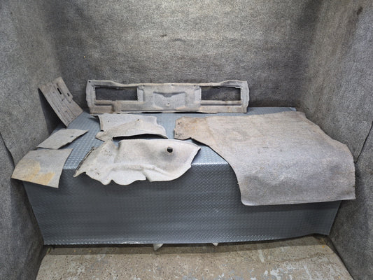 84-88 Toyota Cressida MX73 Sedan Set of 7 Trunk Carpet Liner Trim Panel Set OEM