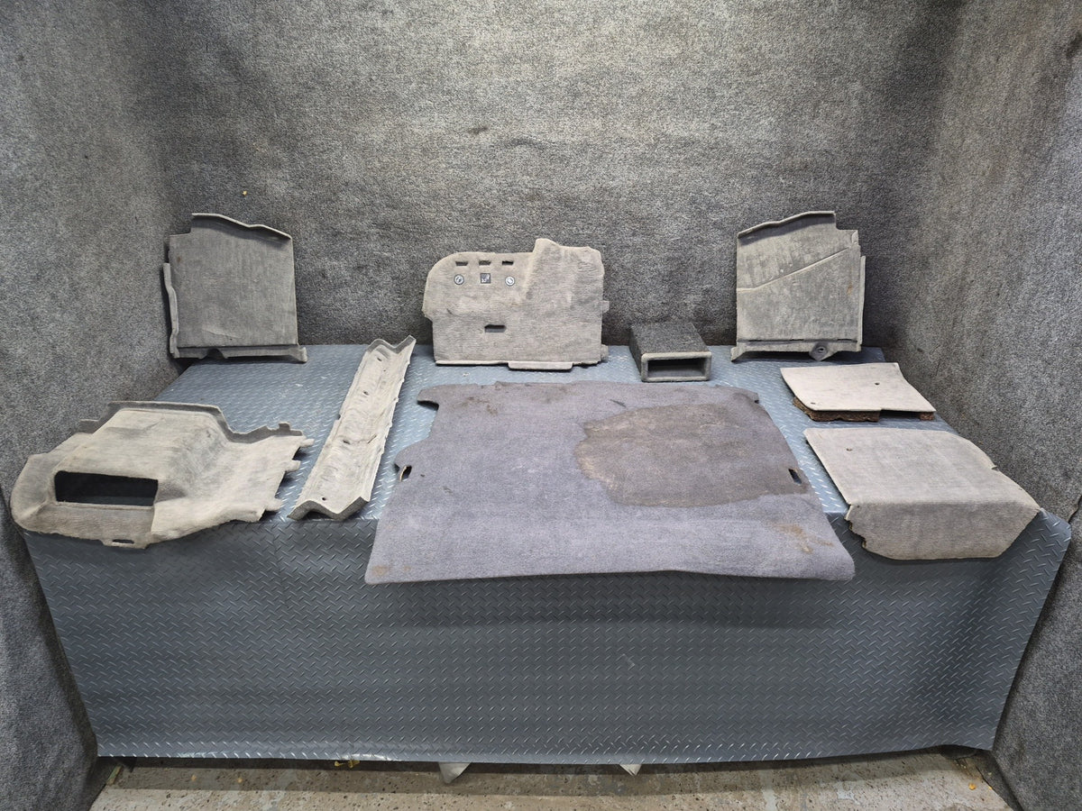 1994-1997 BMW E31 840Ci Rear Trunk Carpet Cover Panel Set of 9