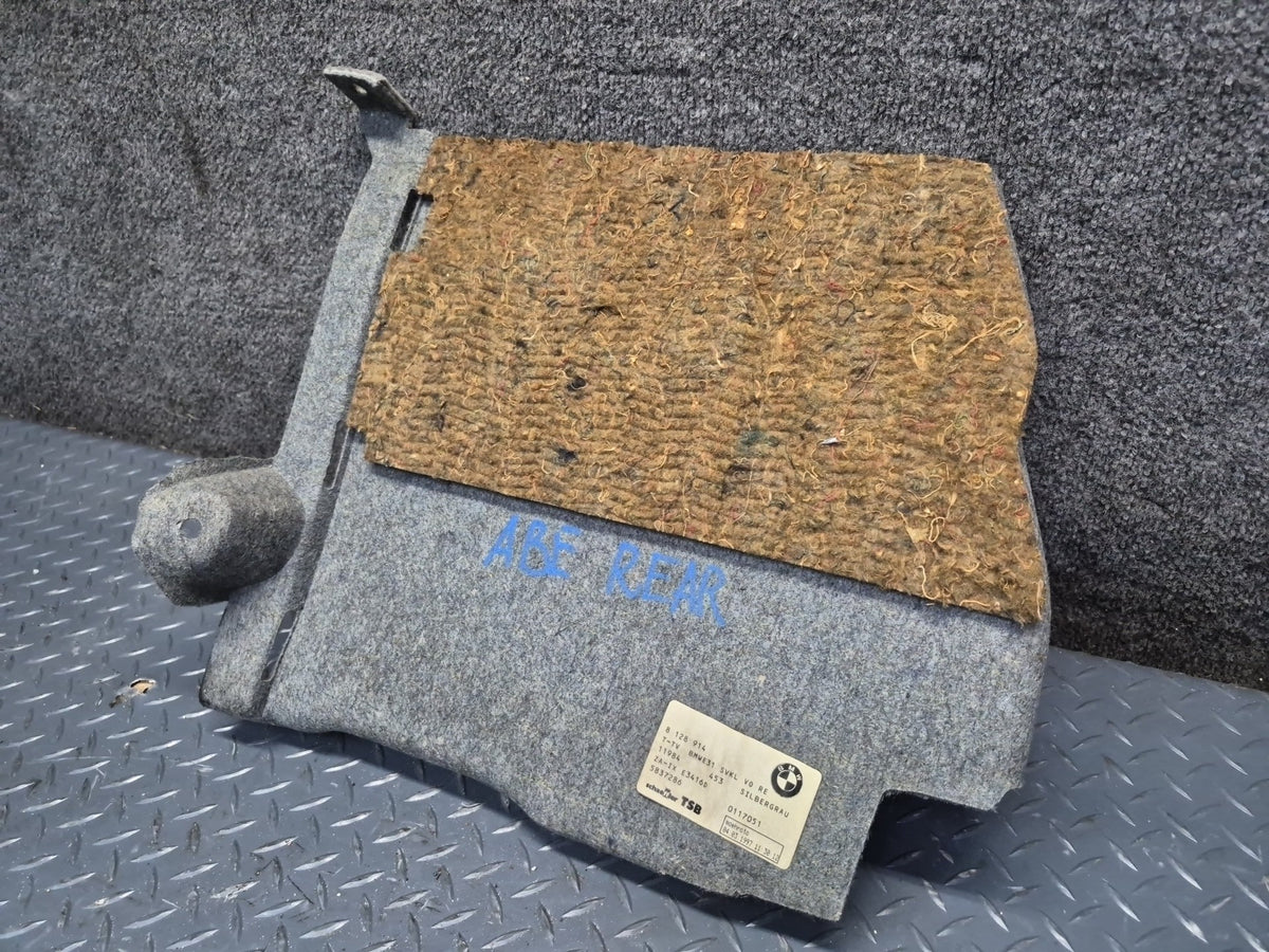 1994-1997 BMW E31 840Ci Rear Trunk Carpet Cover Panel Set of 9