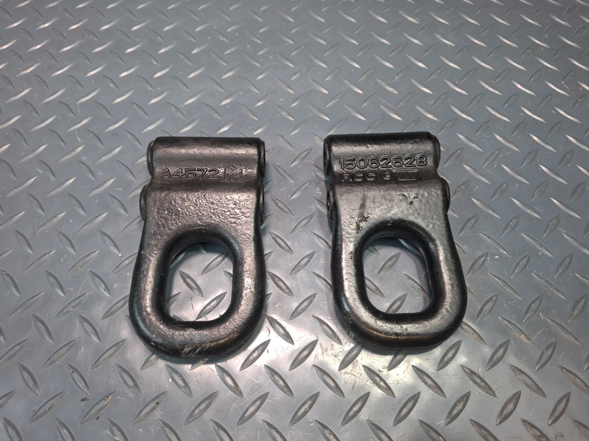 2003-2009 Hummer H2 Front Bumper Left & Right Side TOW Hook Set