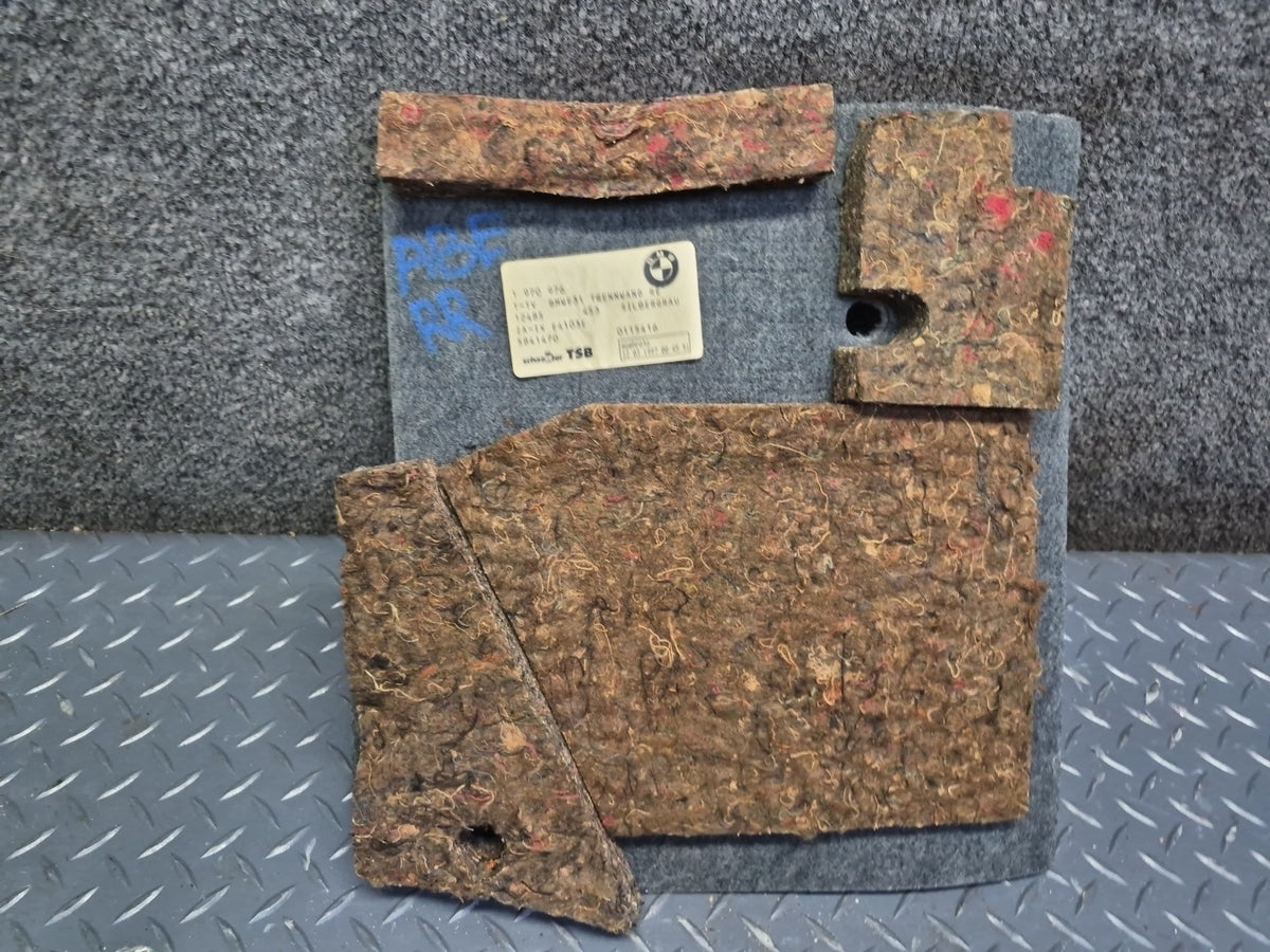 1994-1997 BMW E31 840Ci Rear Trunk Carpet Cover Panel Set of 9
