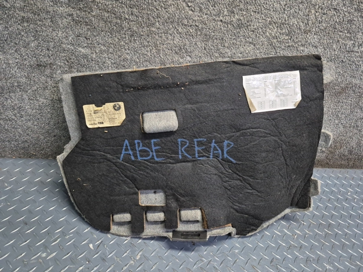 1994-1997 BMW E31 840Ci Rear Trunk Carpet Cover Panel Set of 9