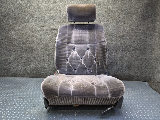 84-88 Toyota Cressida MX73 Luxury Sedan Front & Rear Velour Seat Blue Set OEM