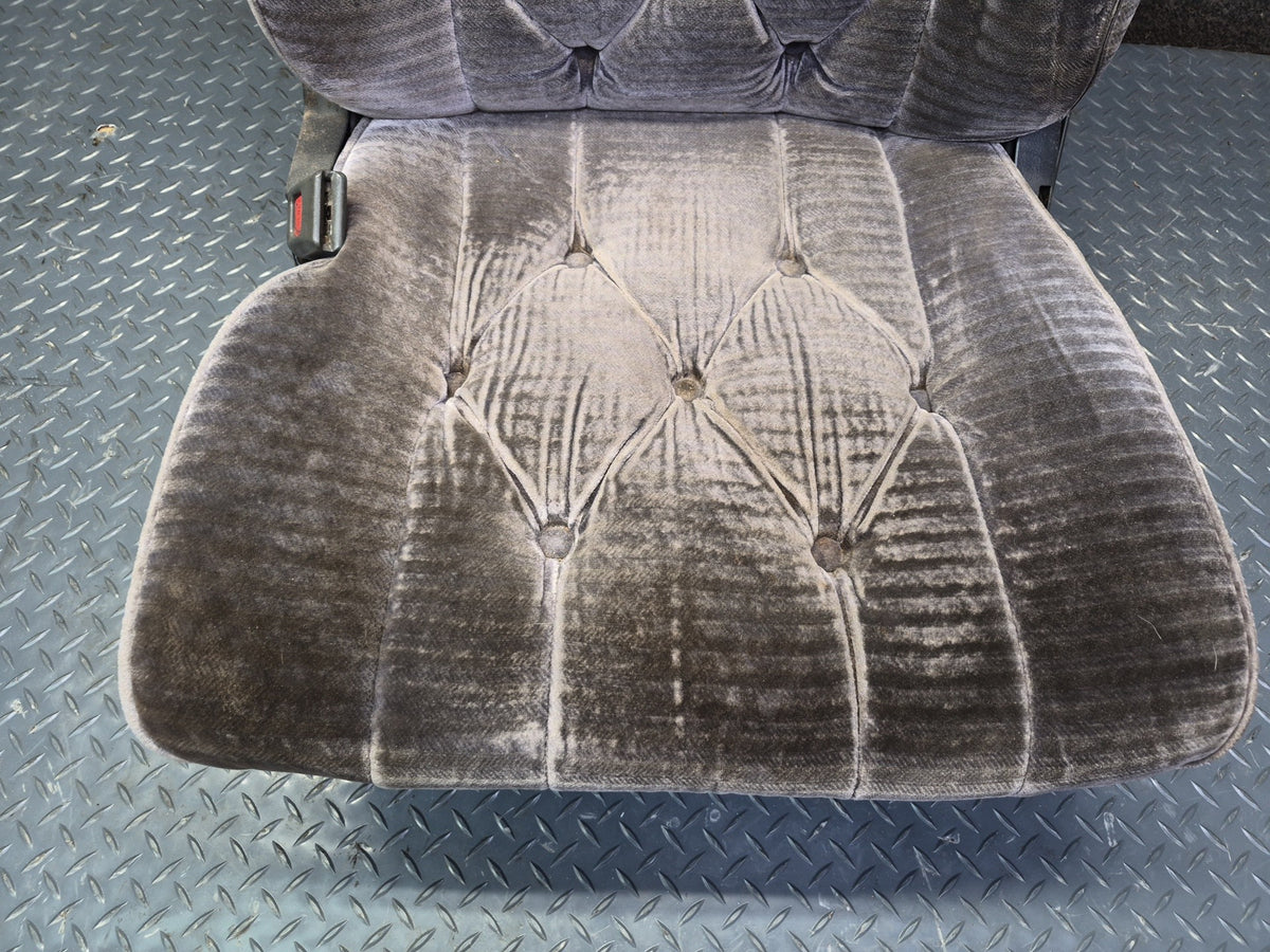 84-88 Toyota Cressida MX73 Luxury Sedan Front & Rear Velour Seat Blue Set OEM