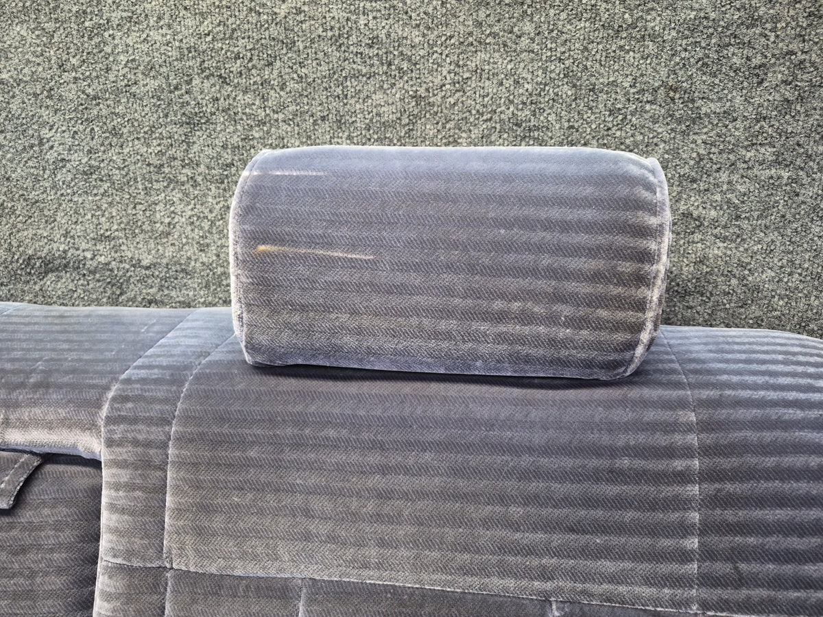 84-88 Toyota Cressida MX73 Luxury Sedan Front & Rear Velour Seat Blue Set OEM