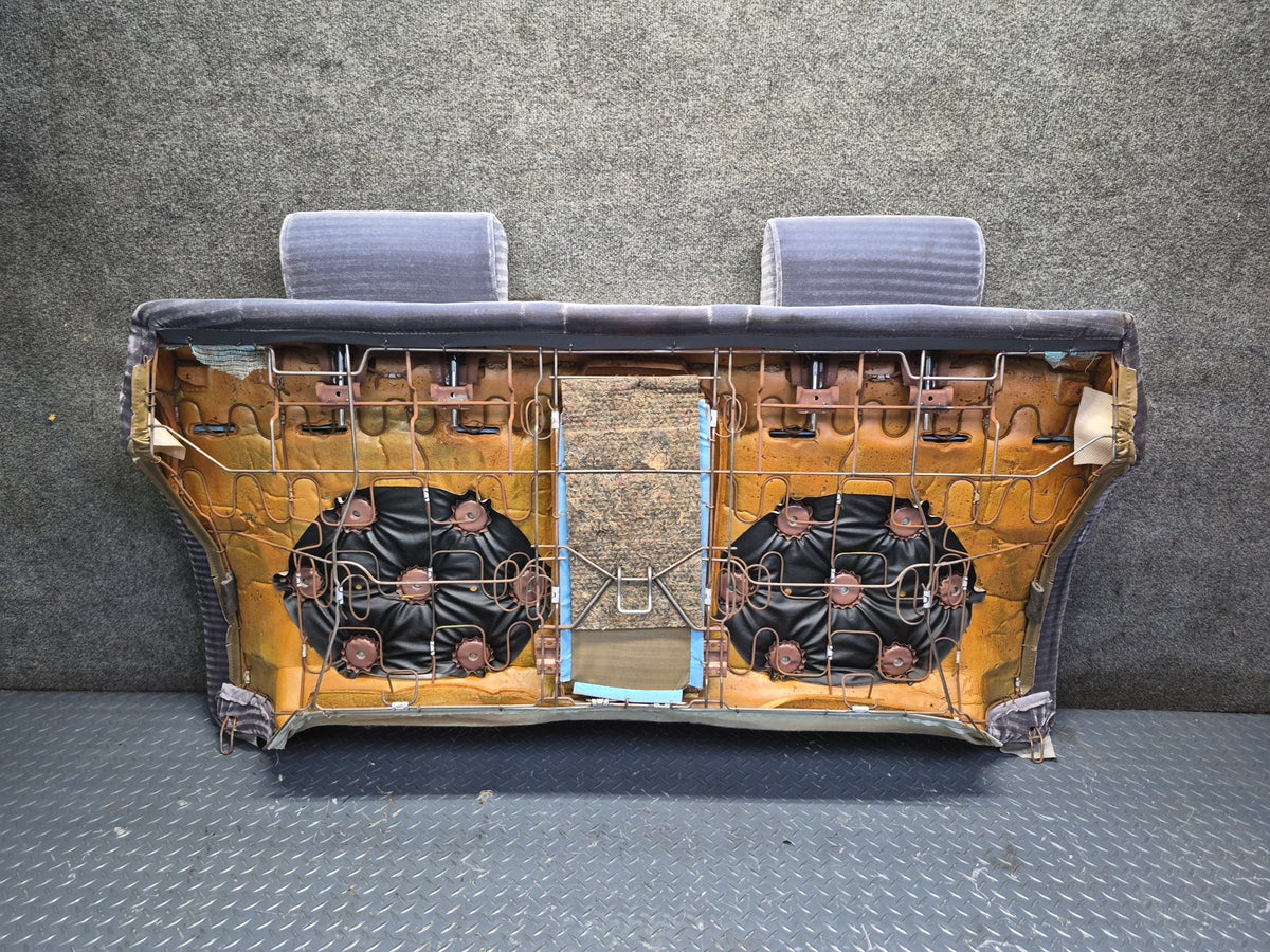 84-88 Toyota Cressida MX73 Luxury Sedan Front & Rear Velour Seat Blue Set OEM