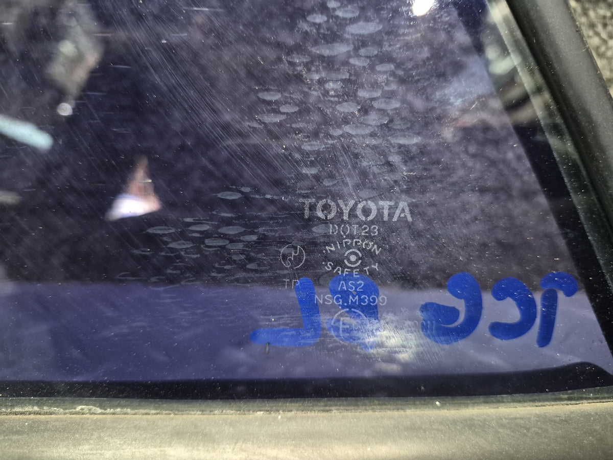 84-88 Toyota Cressida MX73 Sedan Rear Left Door Quarter Window Glass Tinted OEM