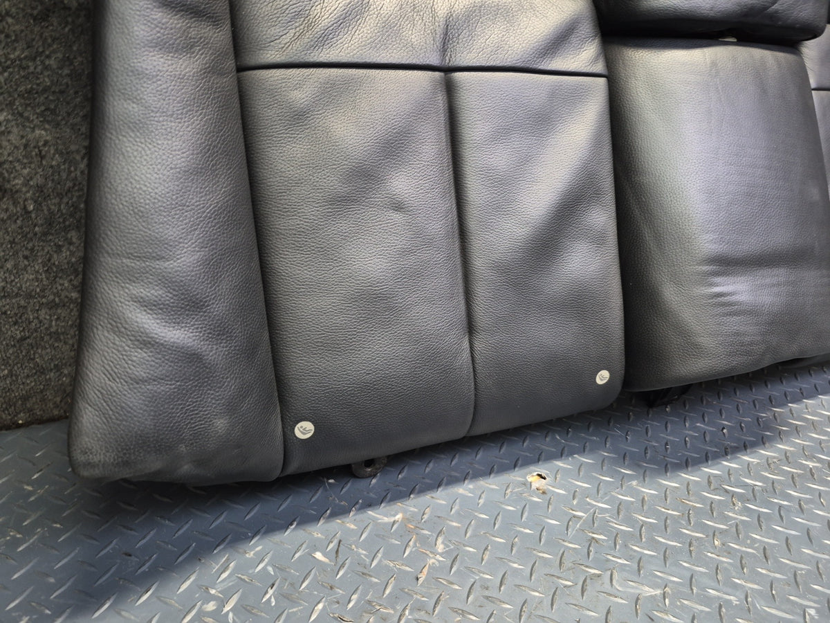06-10 BMW E63 M6 Coupe Rear Sport Seat Upper & Lower Leather Cushion Set