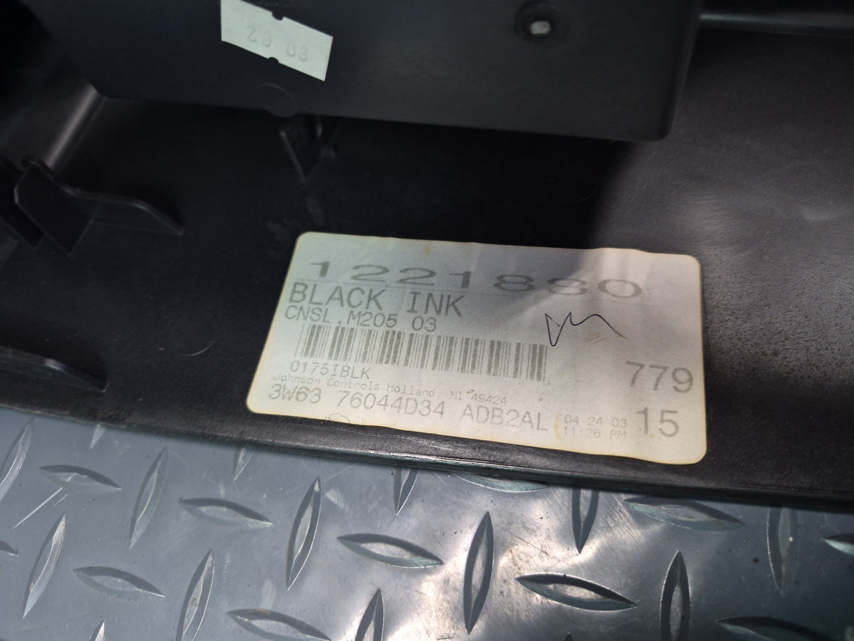 02-05 Ford Thunderbird Center Console Trim Cover Panel 3W63-76044D34 OEM