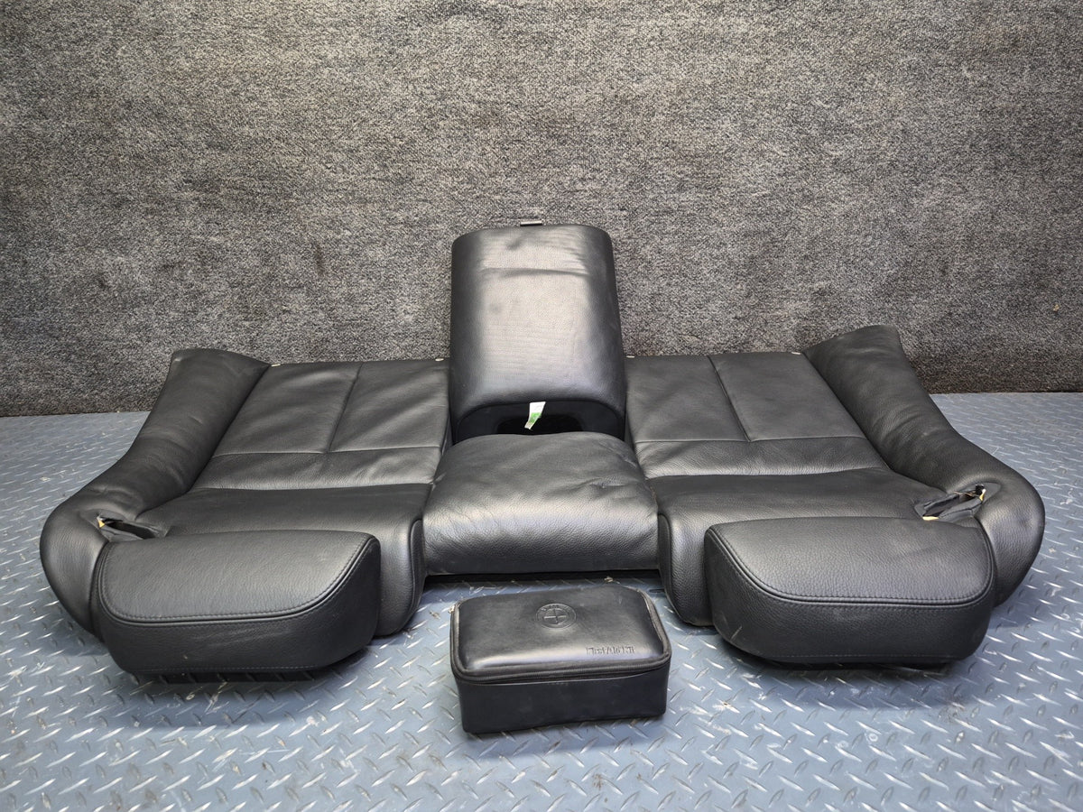 06-10 BMW E63 M6 Coupe Rear Sport Seat Upper & Lower Leather Cushion Set