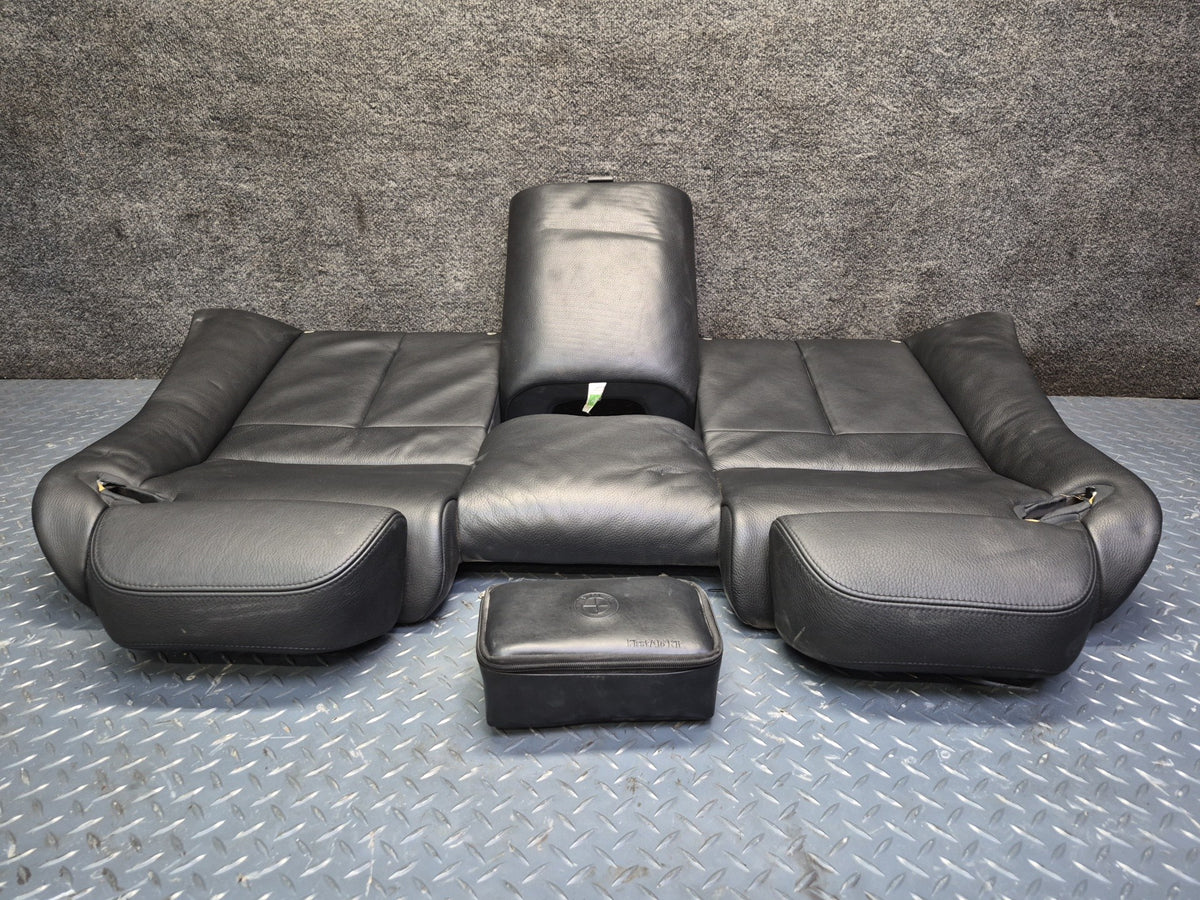 06-10 BMW E63 M6 Coupe Rear Sport Seat Upper & Lower Leather Cushion Set