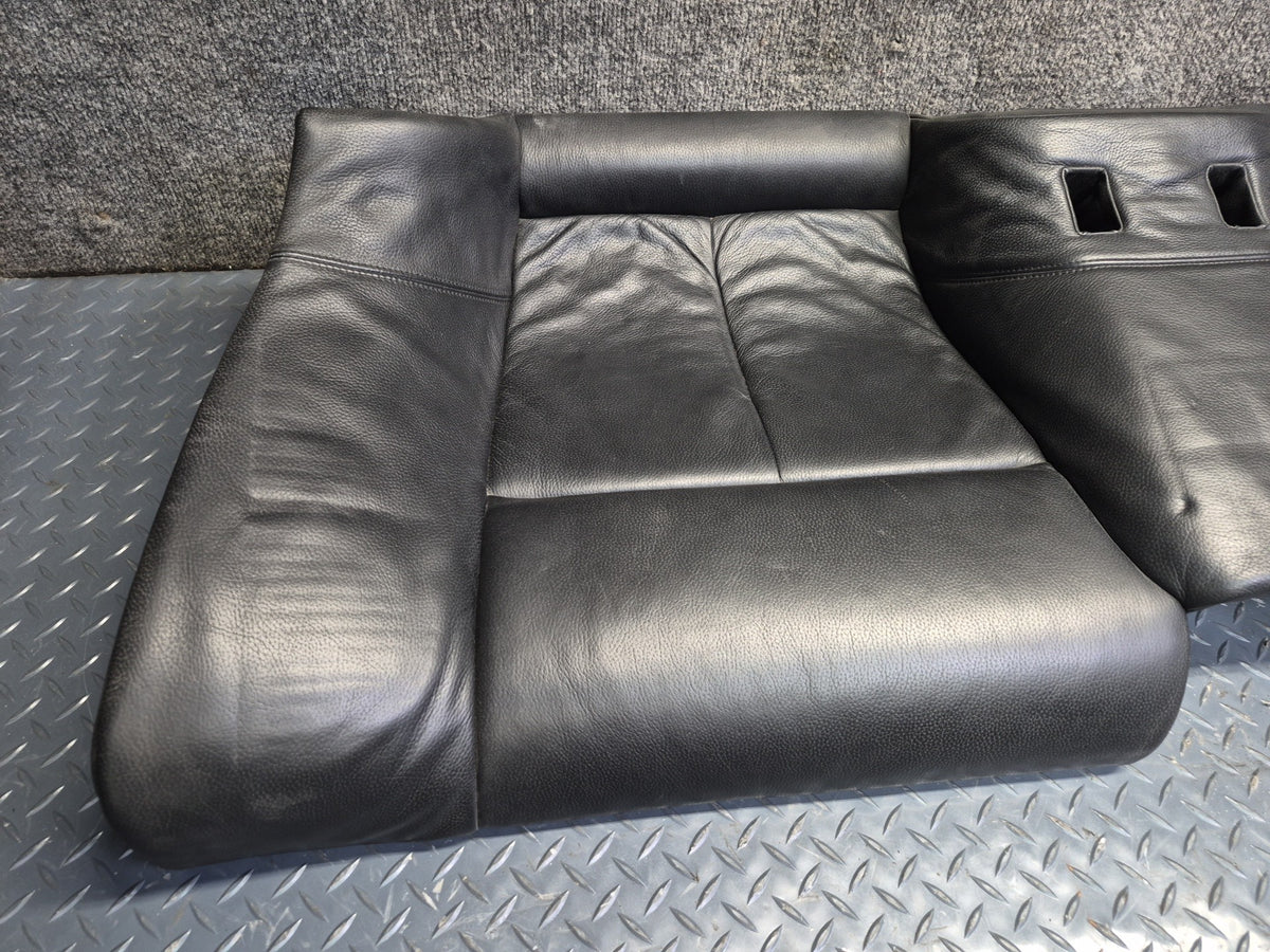 06-10 BMW E63 M6 Coupe Rear Sport Seat Upper & Lower Leather Cushion Set