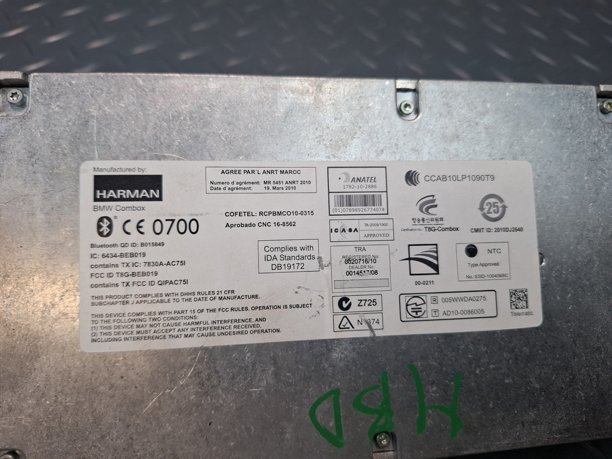 2008-2011 BMW E90 E92 E93 M3 Combox Telematics Bluetooth Controlmodule 9257163