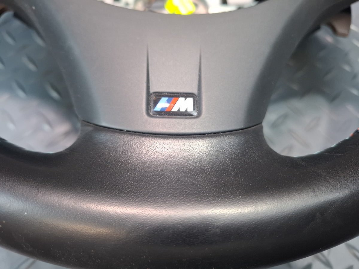 2008-2011 BMW E90 E92 E93 M3 Sport Leather Steering Black w Paddles & Controls