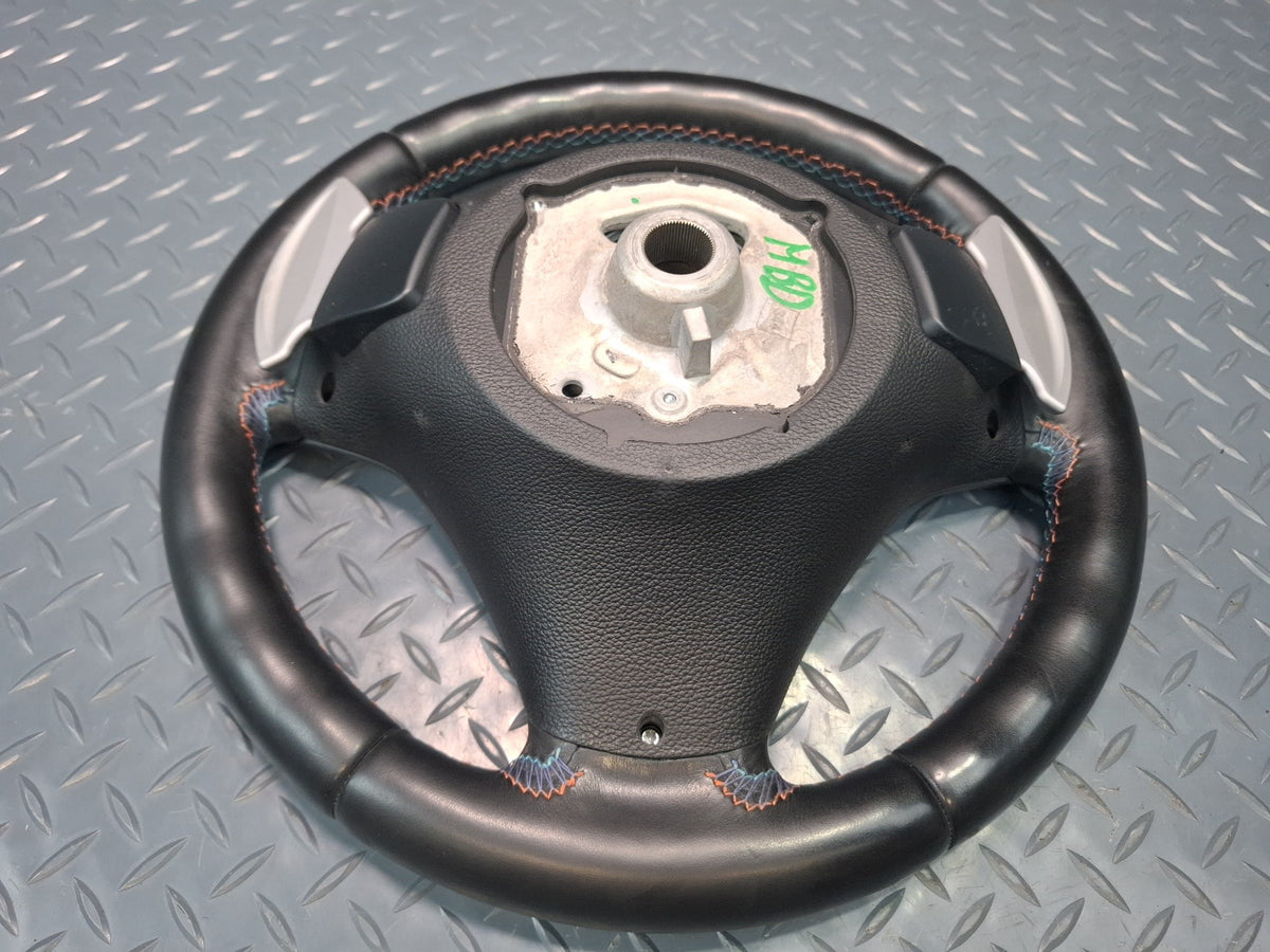 2008-2011 BMW E90 E92 E93 M3 Sport Leather Steering Black w Paddles & Controls