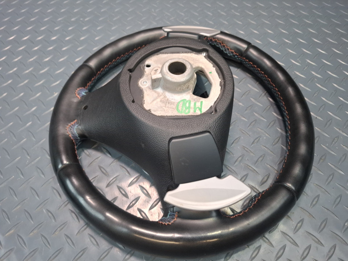 2008-2011 BMW E90 E92 E93 M3 Sport Leather Steering Black w Paddles & Controls