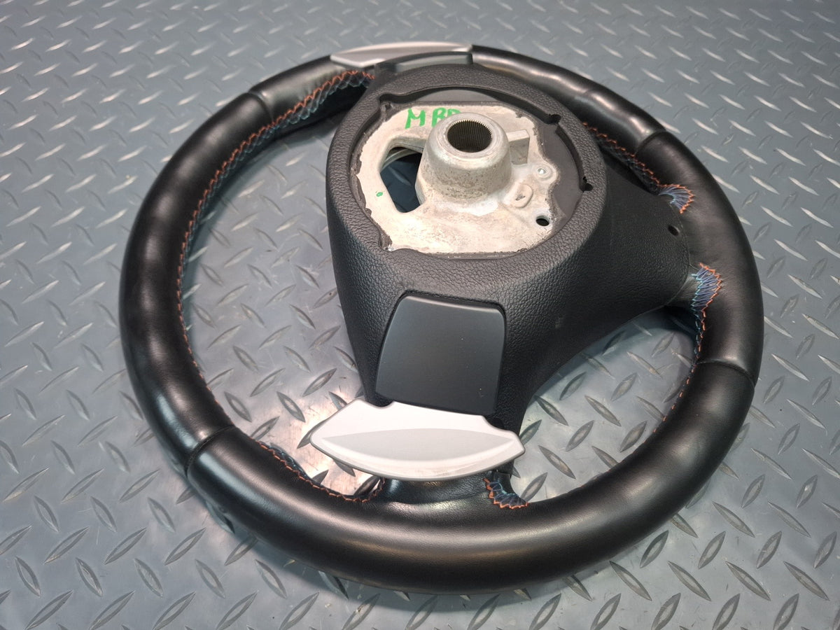 2008-2011 BMW E90 E92 E93 M3 Sport Leather Steering Black w Paddles & Controls