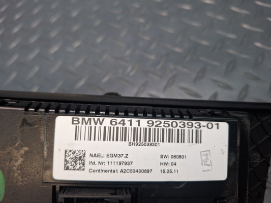 2011 BMW E90 M3  A/C Heater Temperature Climate Control Switch 9250393