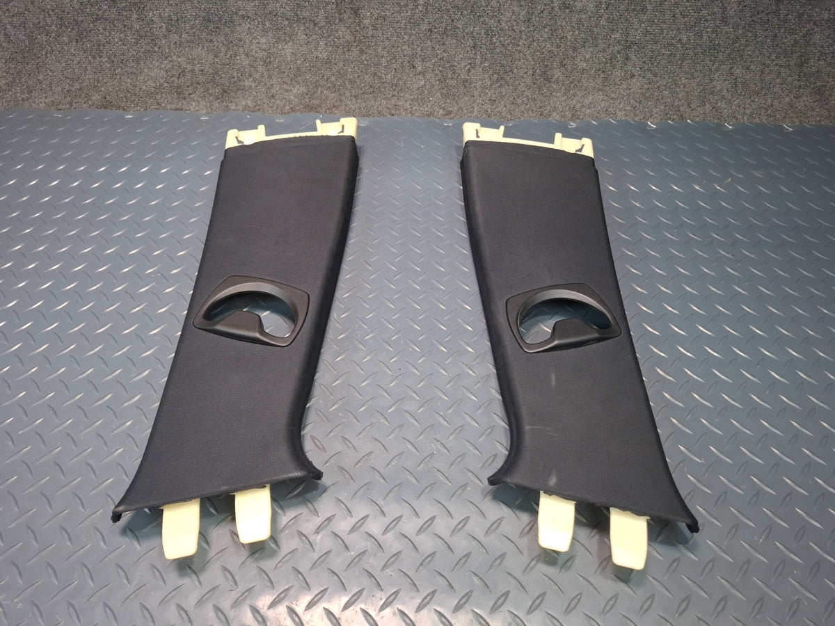 2008-2011 BMW E90 M3 Left & Right Interior B Pillar Upper Trim Panel Set of 2