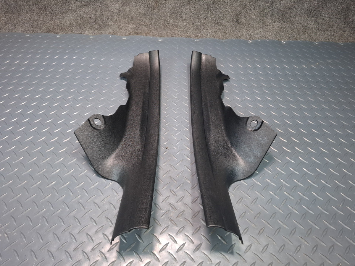 2008-2011 BMW E90 M3 Rear Left & Right Door Scuff Sill Plate Trim Panel Set of 2