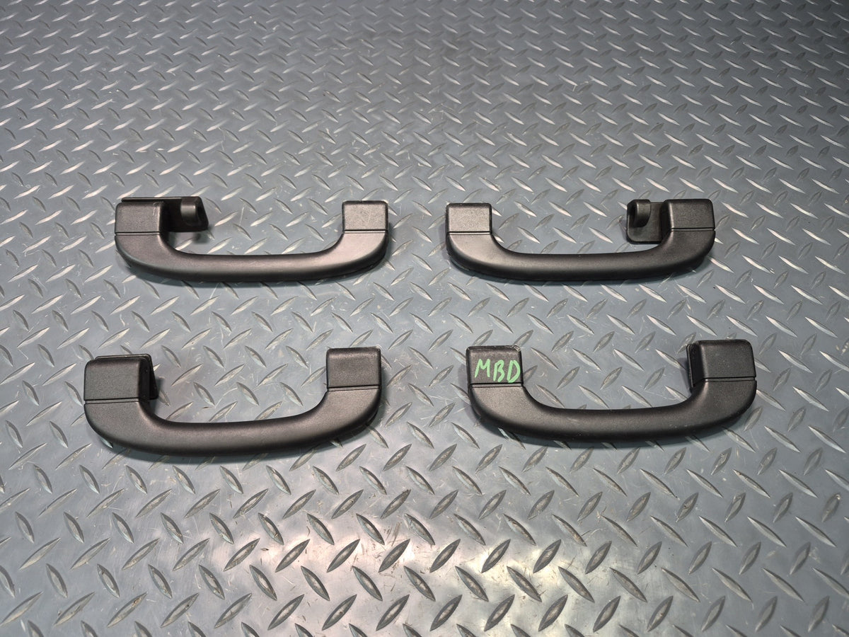 2008-2011 BMW E90 M3 Front & Rear Overhead Interior Grab Handle Black Set of 4