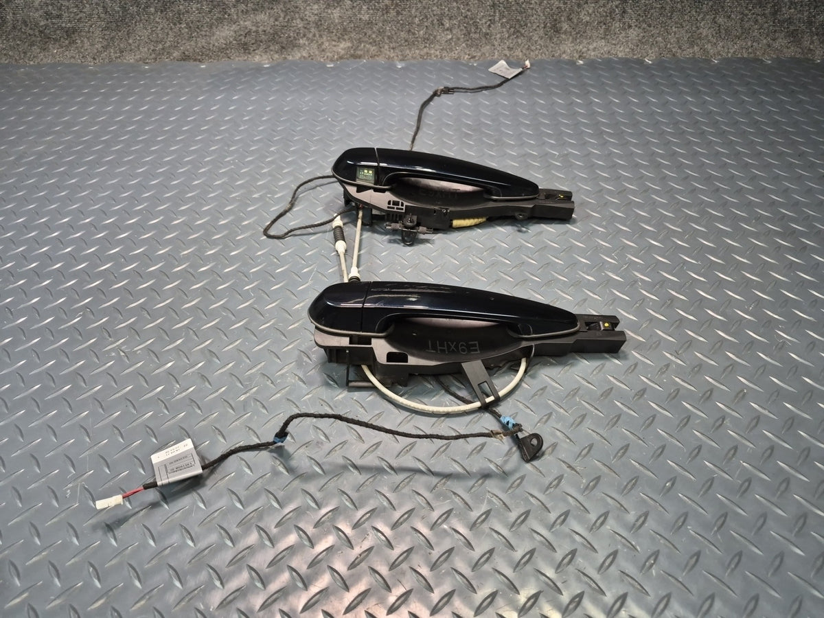 2008-2011 BMW E90 E91 M3 Rear Door Exterior Handle w Keyless Entry Set of 2
