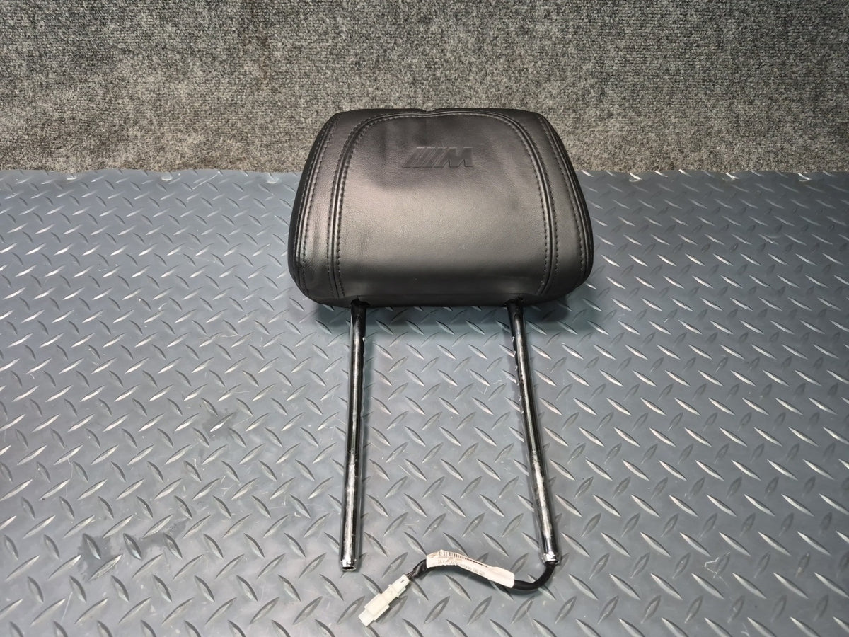 08-11 BMW E90 E92 M3 Front Left & Right Sport Seat Leather Active Headrest Set