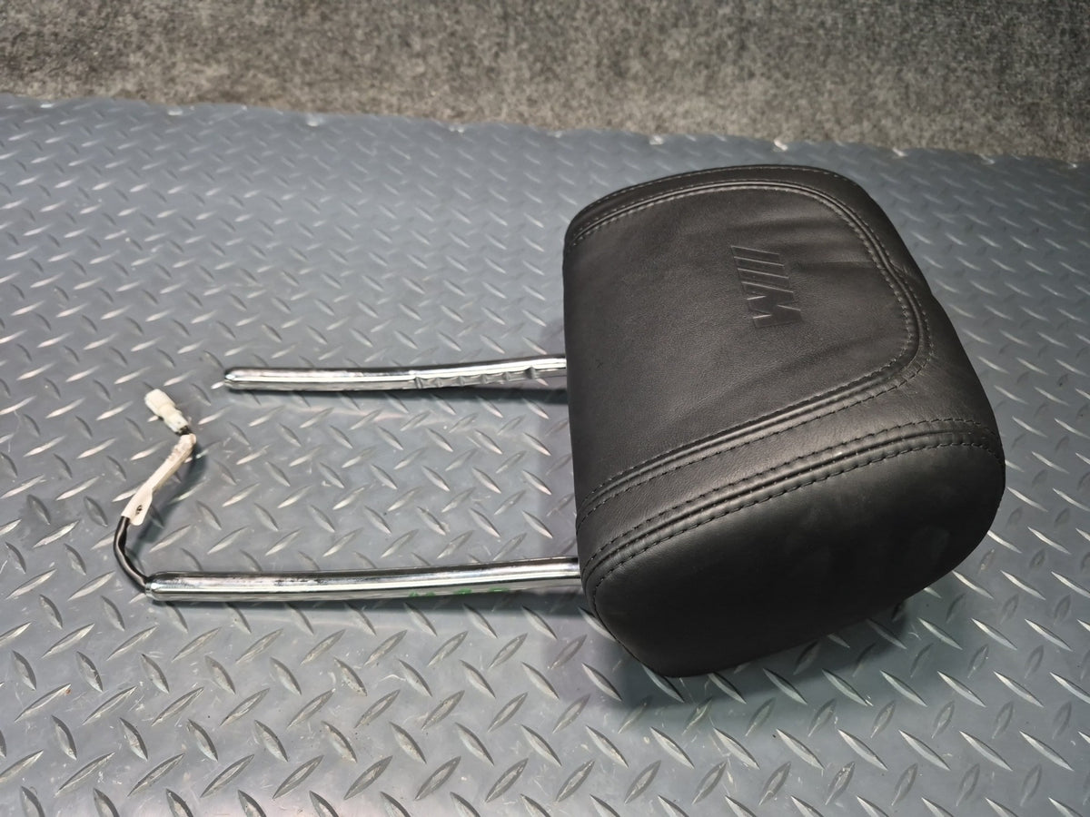08-11 BMW E90 E92 M3 Front Left & Right Sport Seat Leather Active Headrest Set