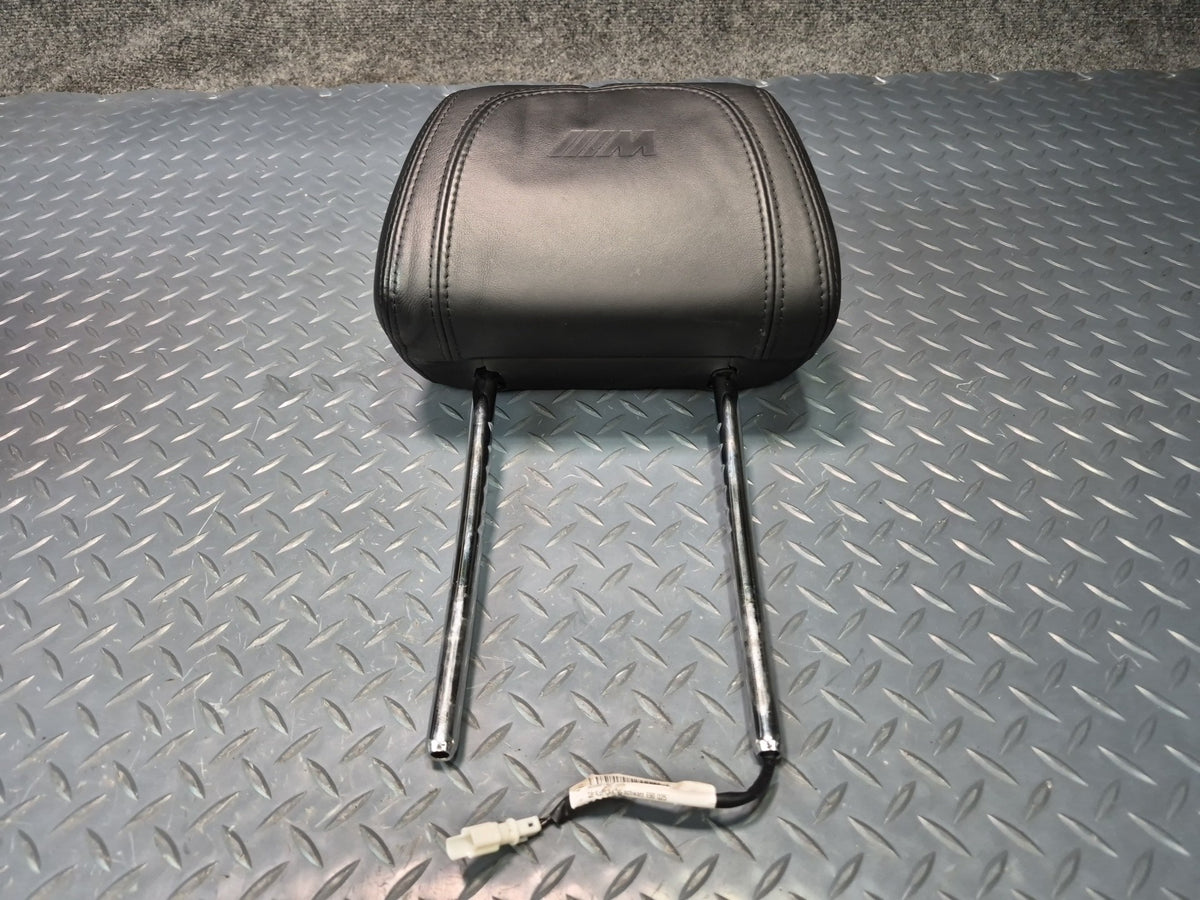 08-11 BMW E90 E92 M3 Front Left & Right Sport Seat Leather Active Headrest Set