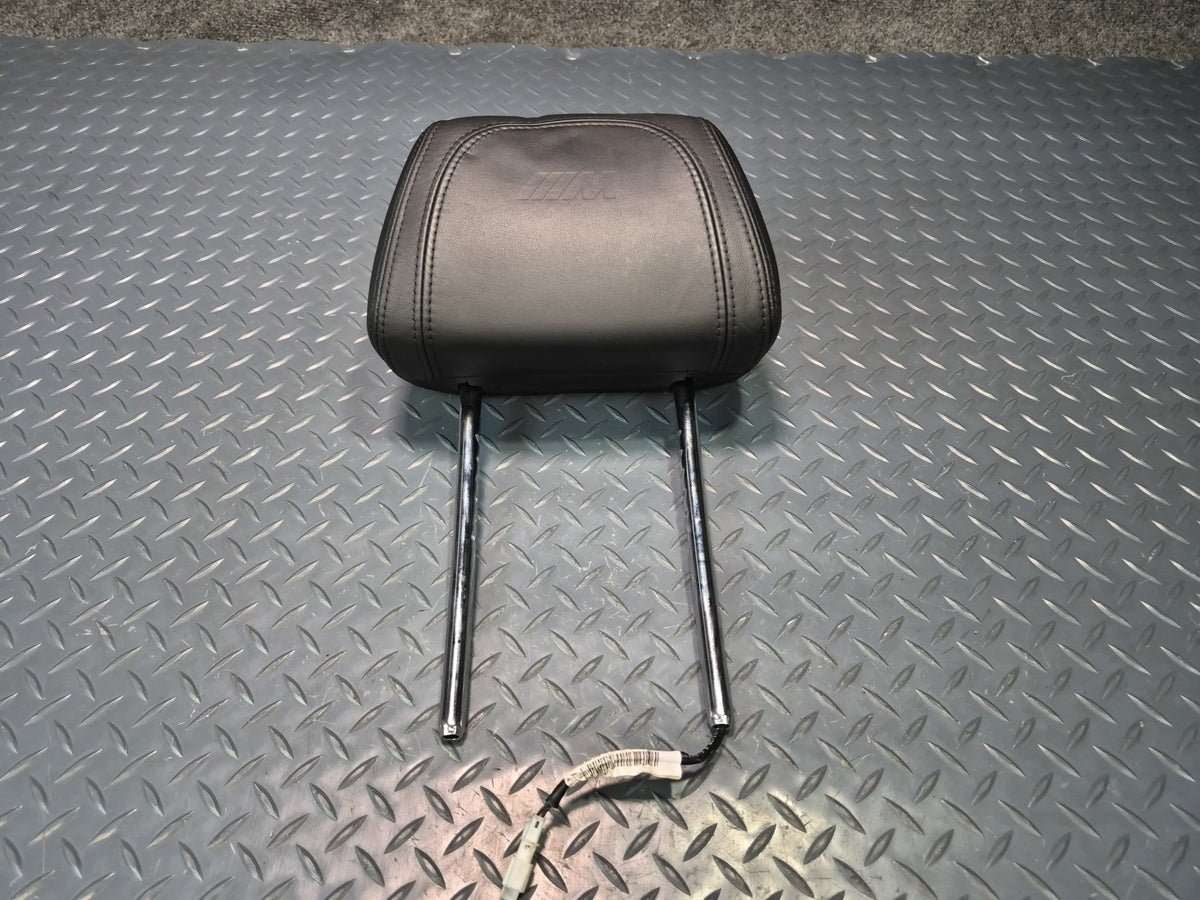 08-11 BMW E90 E92 M3 Front Left & Right Sport Seat Leather Active Headrest Set