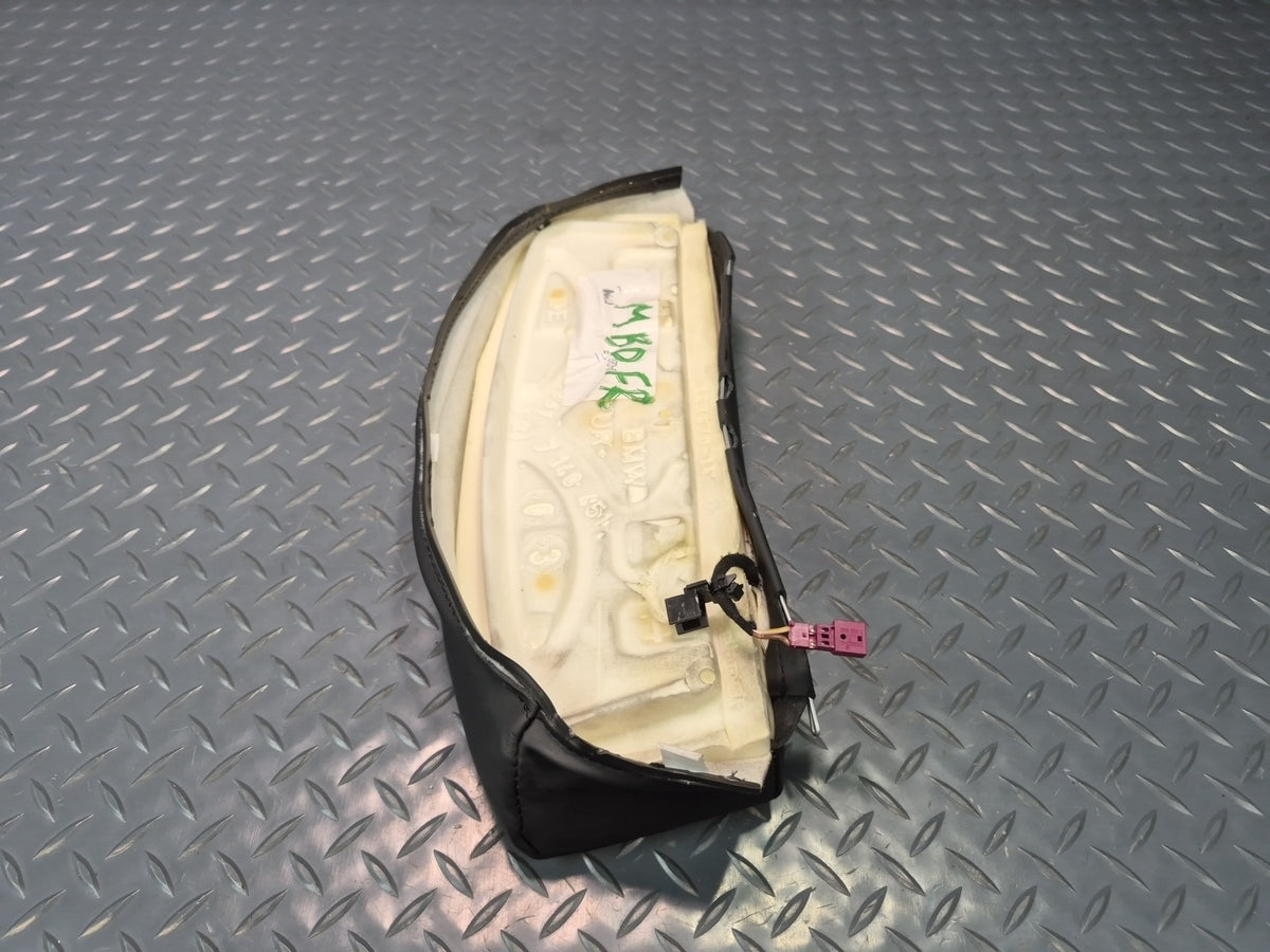 2008-2011 BMW E90 M3 Front Right Sport Seat Lower Leather Cushion Pad Black