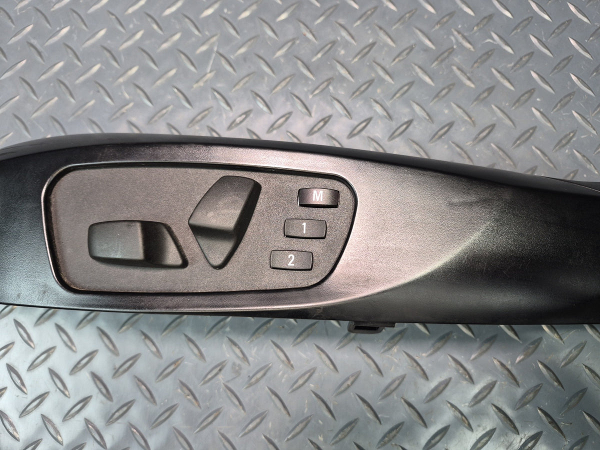 2008-2011 BMW E90 M3 Front Left Seat Adjust Control Switch w Trim Panel 6936979