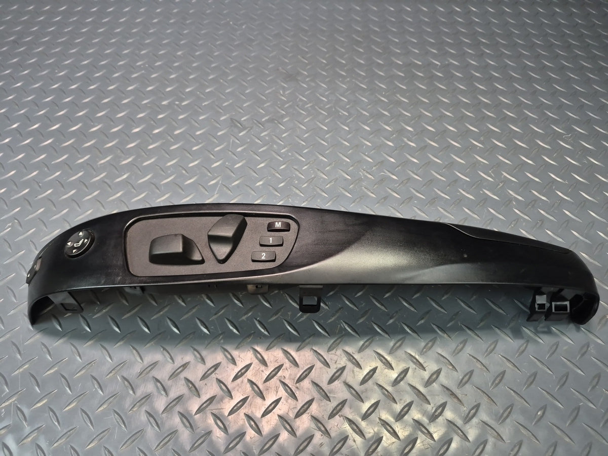 2008-2011 BMW E90 M3 Front Left Seat Adjust Control Switch w Trim Panel 6936979