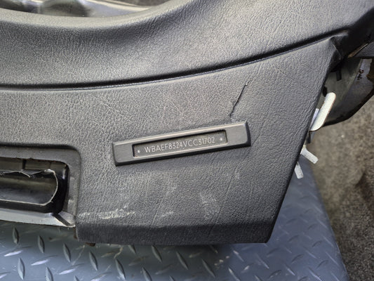 1994-1997 BMW E31 840Ci Dashboard Instrument Leather Trim Cover Panel Damaged