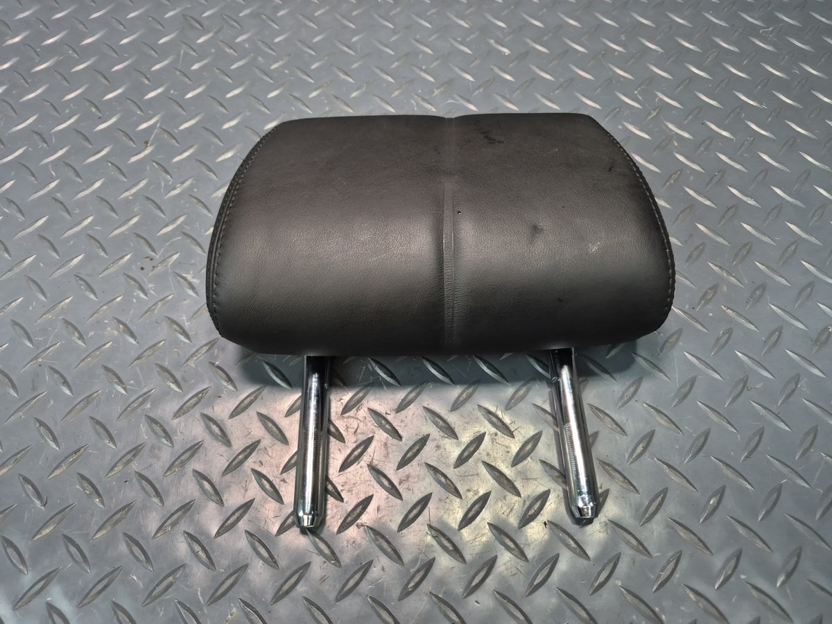 2008-2011 BMW E90 M3 Rear Left Center Right Leather Seat Headrest Black Set of 3