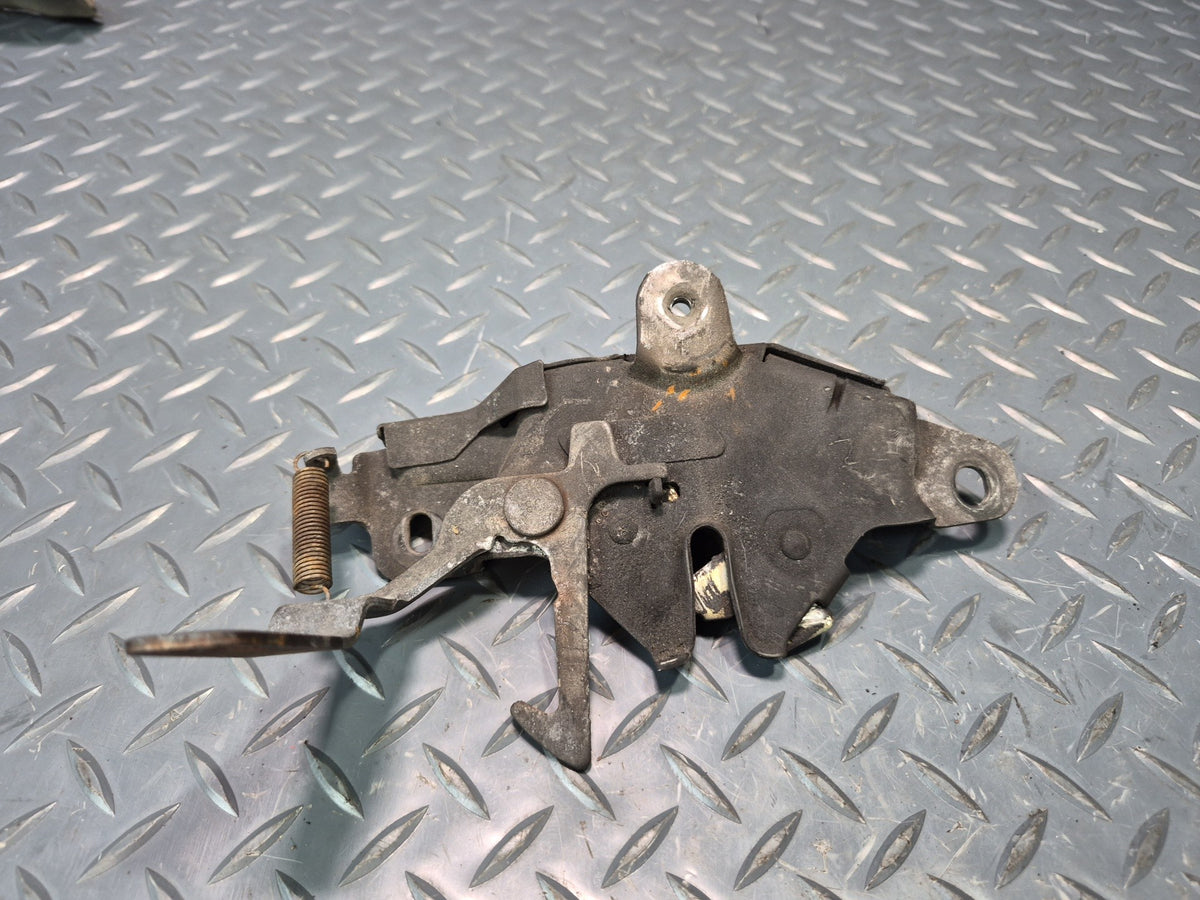 84-86 Toyota Cressida MX73 Hood Lock Latch w Support Bracket Set OEM