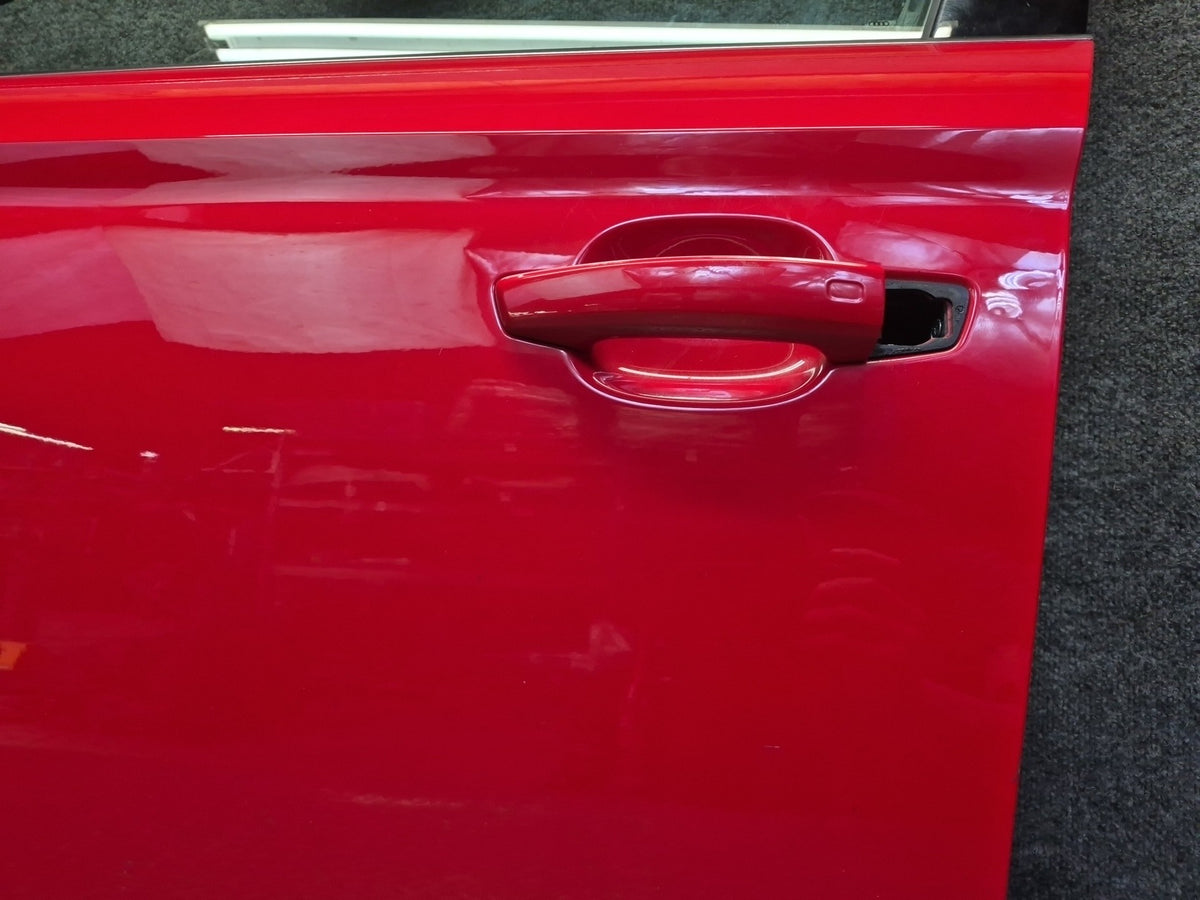 15-20 Audi S3 8VS Sedan Front Left Door Shell Panel Assembly Misano RED OEM