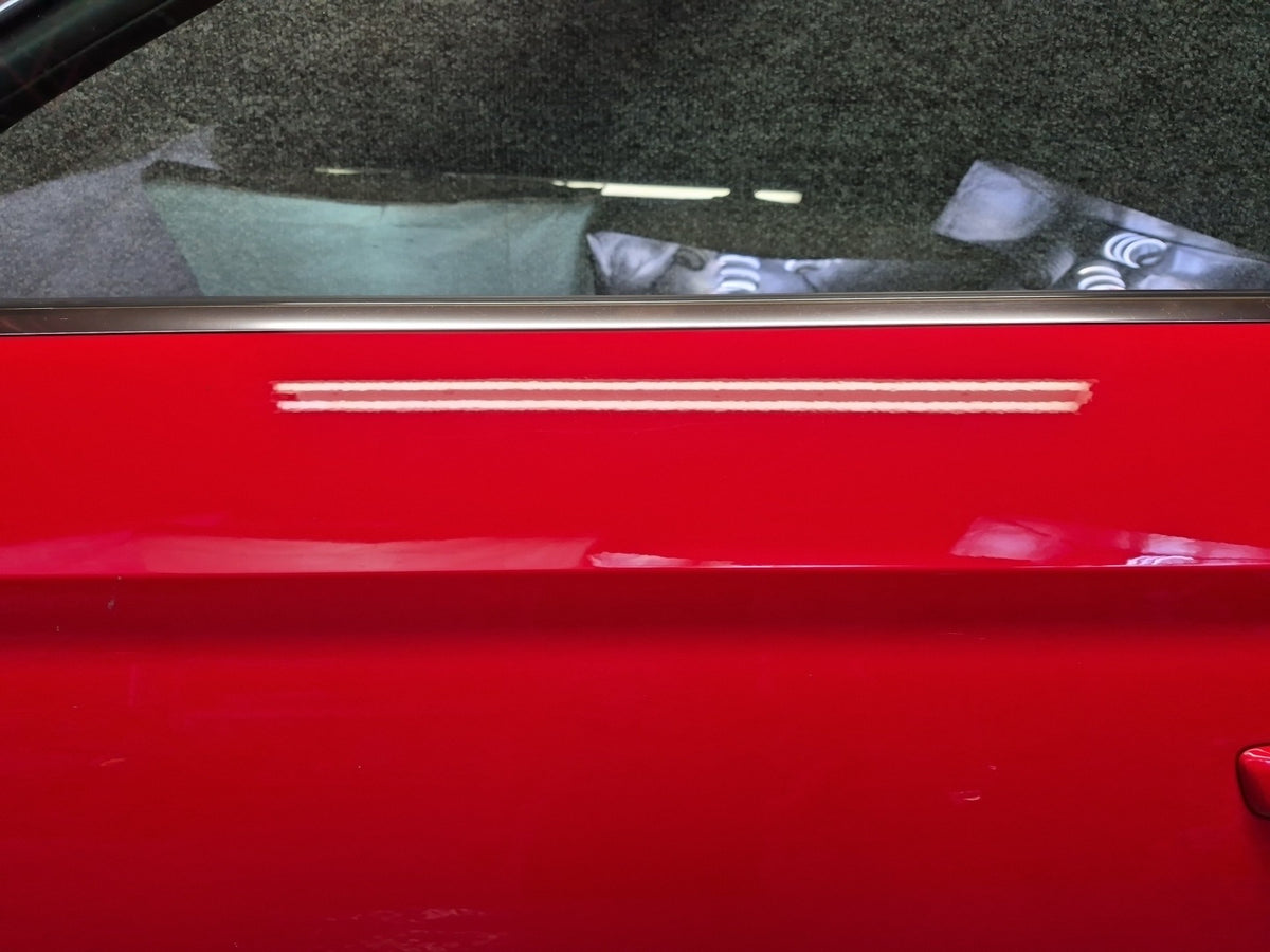 15-20 Audi S3 8VS Sedan Front Left Door Shell Panel Assembly Misano RED OEM