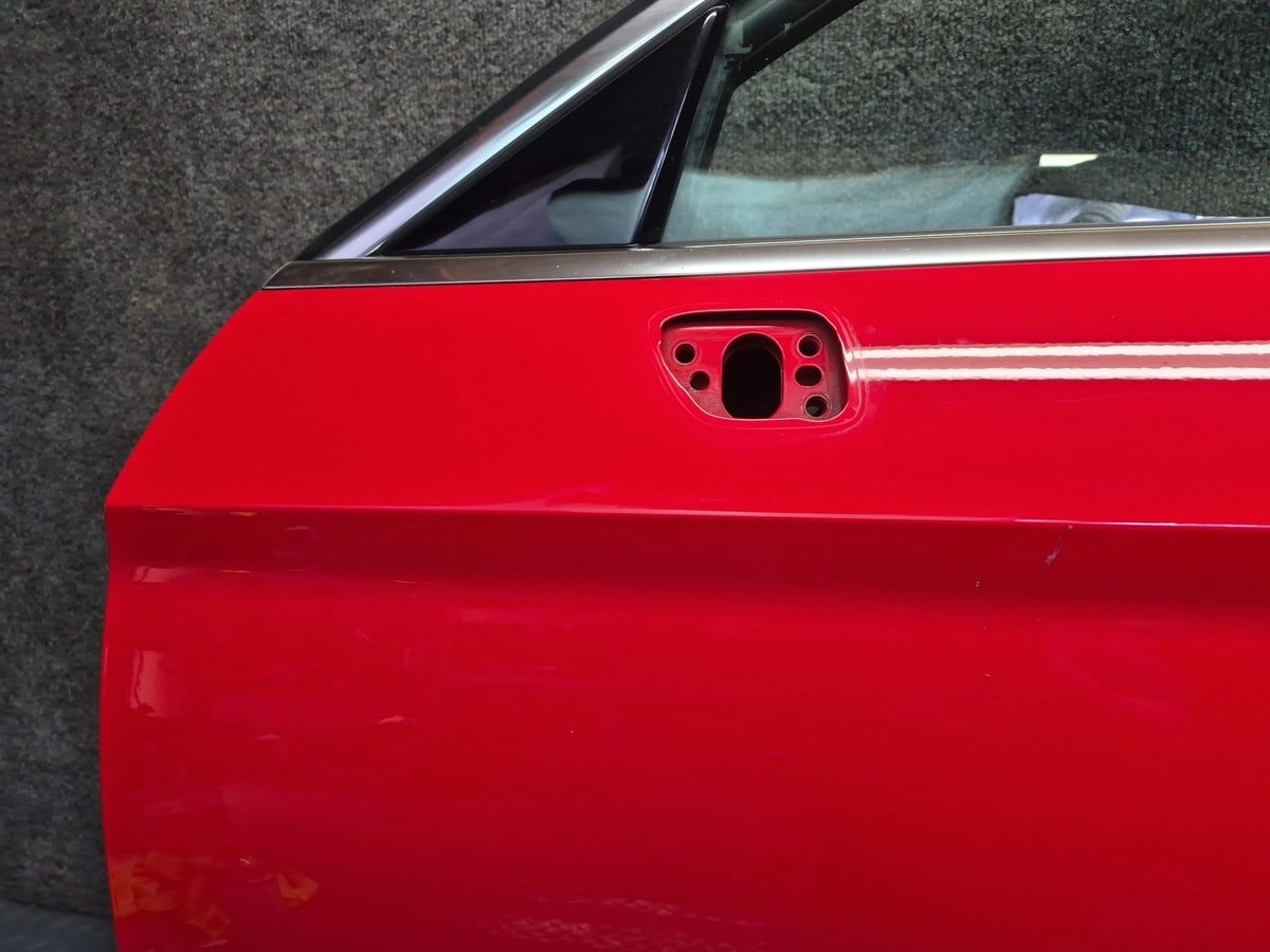 15-20 Audi S3 8VS Sedan Front Left Door Shell Panel Assembly Misano RED OEM