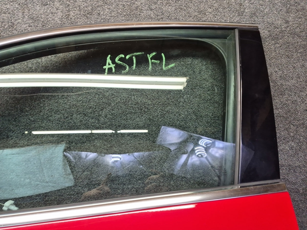 15-20 Audi S3 8VS Sedan Front Left Door Shell Panel Assembly Misano RED OEM