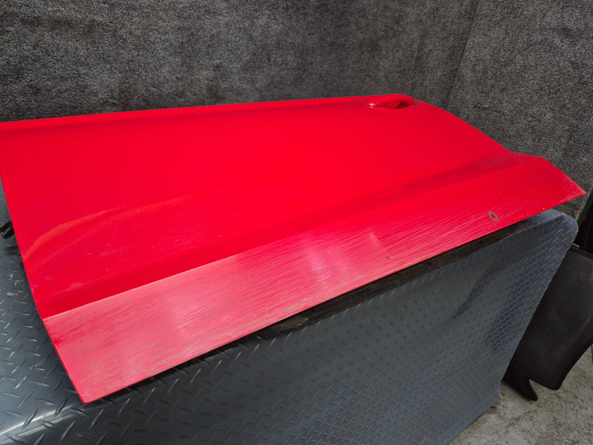15-20 Audi S3 8VS Sedan Front Left Door Shell Panel Assembly Misano RED OEM