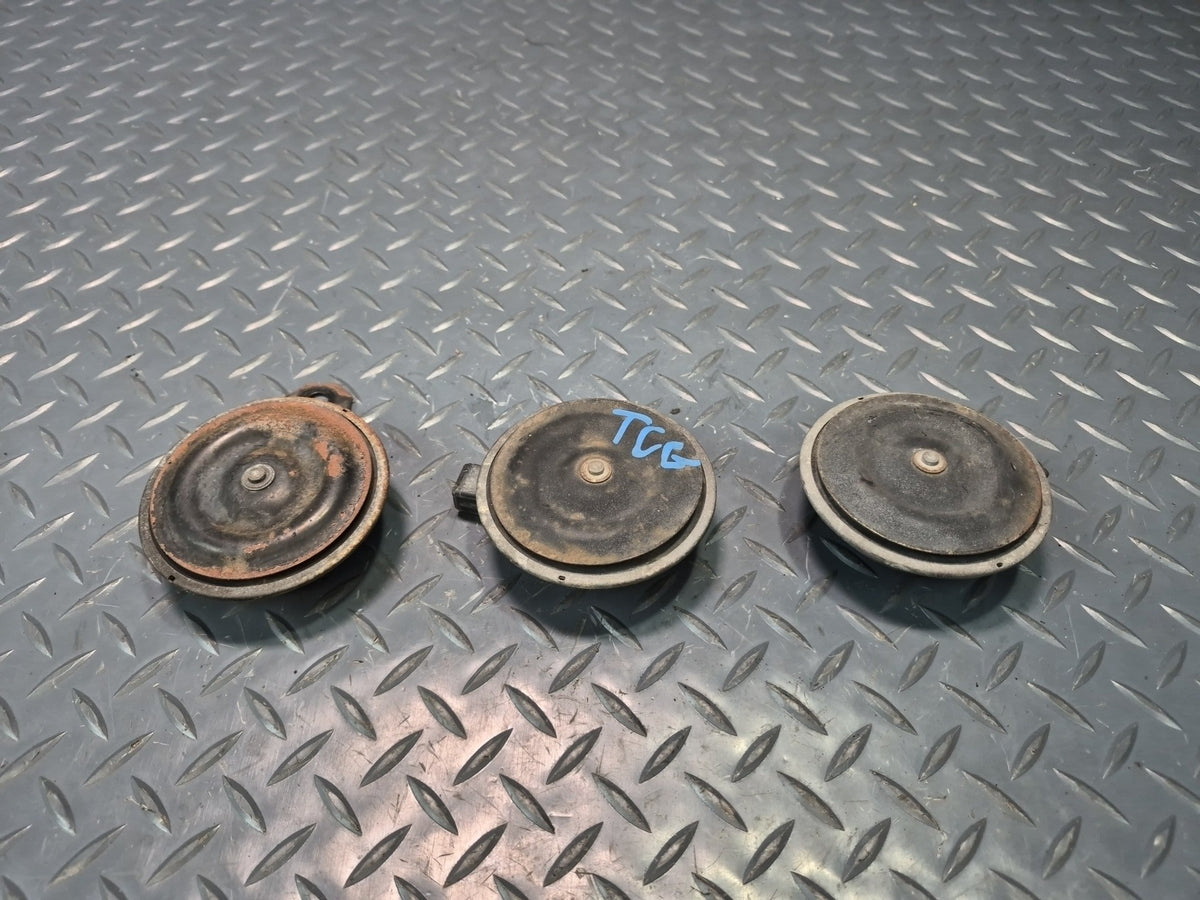 84-88 Toyota Cressida MX73 High & Low Tone Security Alarm Horn Siren Set OEM