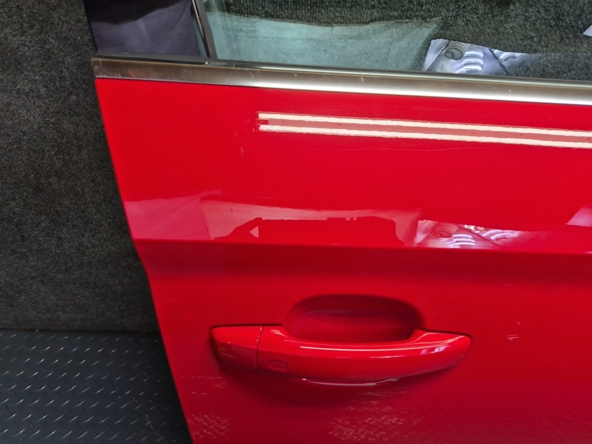 15-20 Audi S3 8VS Sedan Front Right Door Shell Panel Assembly Misano RED OEM