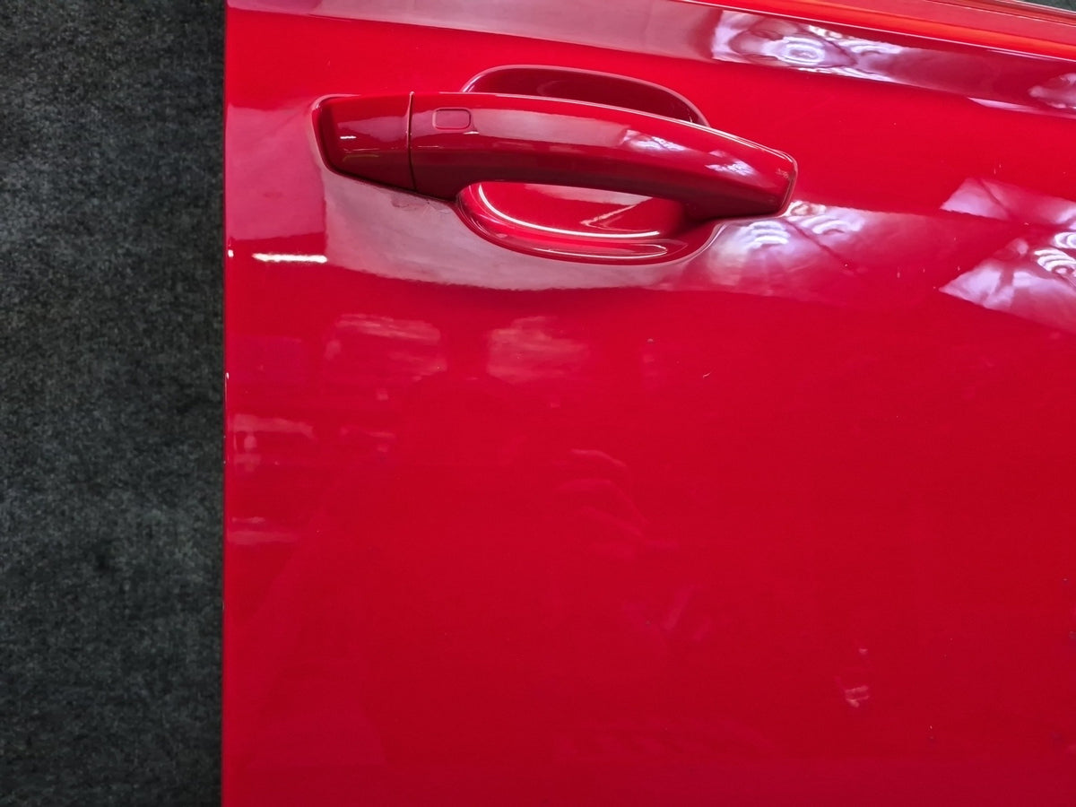 15-20 Audi S3 8VS Sedan Front Right Door Shell Panel Assembly Misano RED OEM