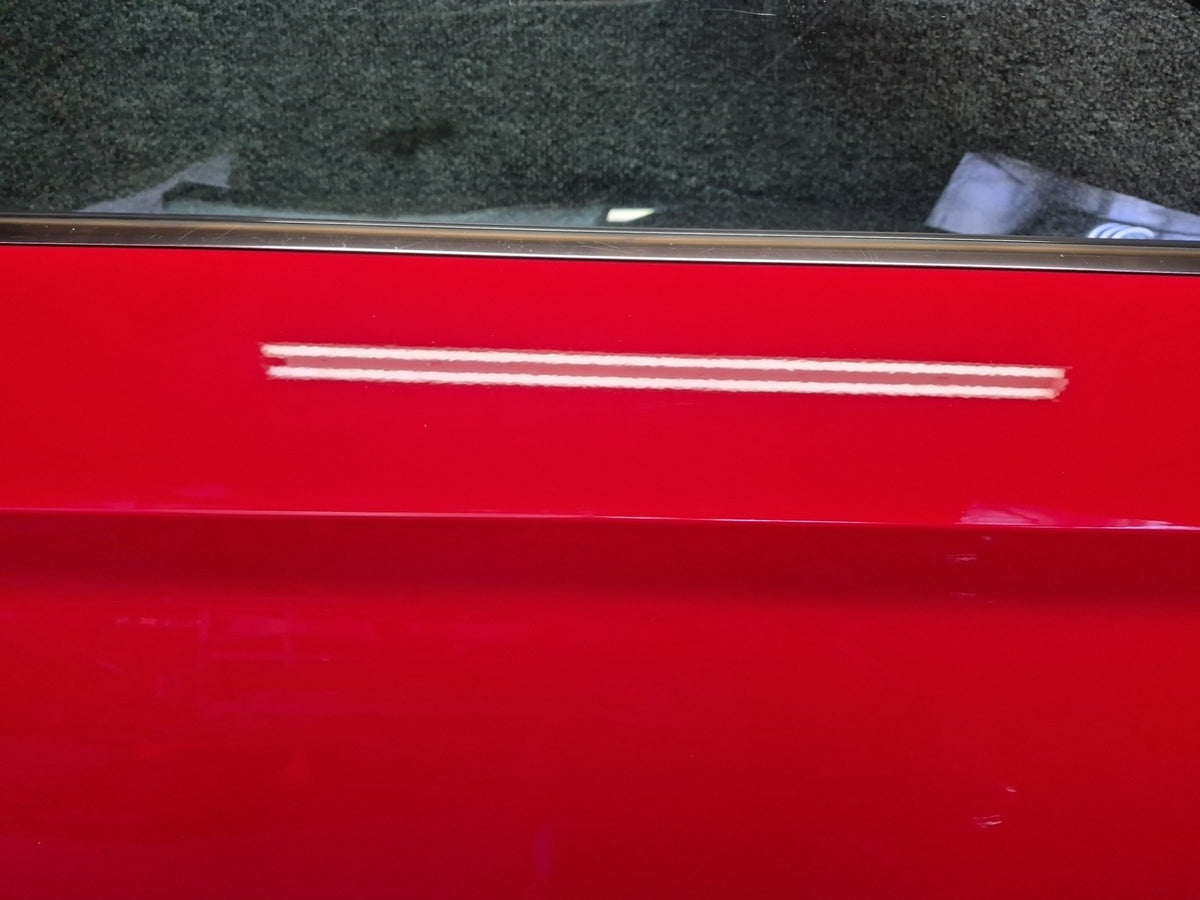 15-20 Audi S3 8VS Sedan Front Right Door Shell Panel Assembly Misano RED OEM