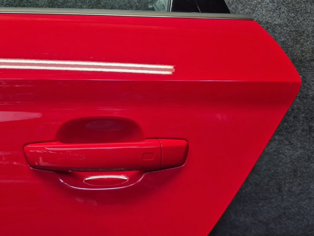 15-20 Audi S3 8VS Sedan Rear Left Door Shell Panel Misano RED Assembly OEM